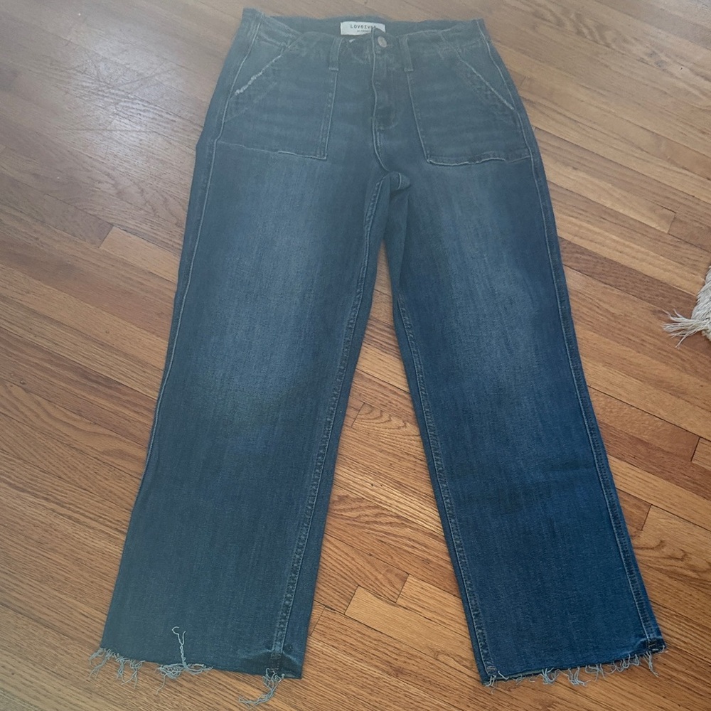 Stylish Indigo Straight Leg Jeans